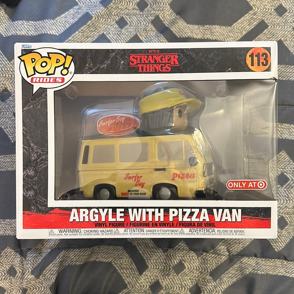 Stranger Things Argyle Pizza Van Funko Pop